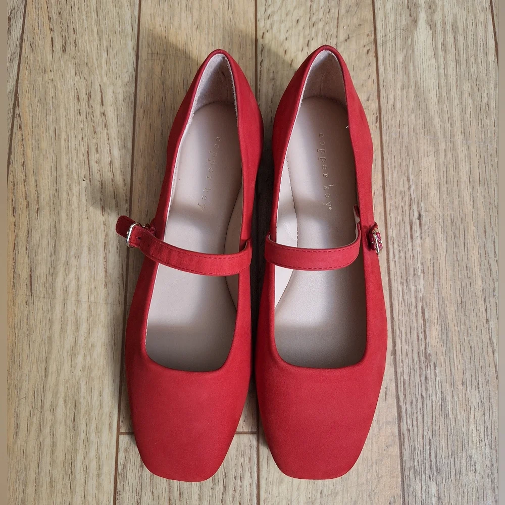 Copper Key Mary Jane Red Style  Shoes 7M - Picture 3 of 10